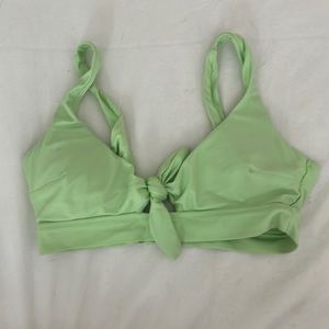 Green bikini top from aerie. Size medium.